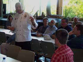Chef Philippe Parola at the ANSTF Workshop